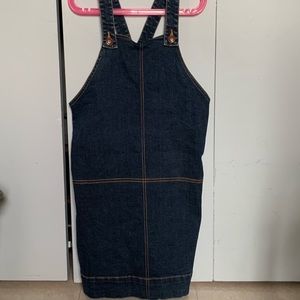 Jupe salopette/ overall skirt